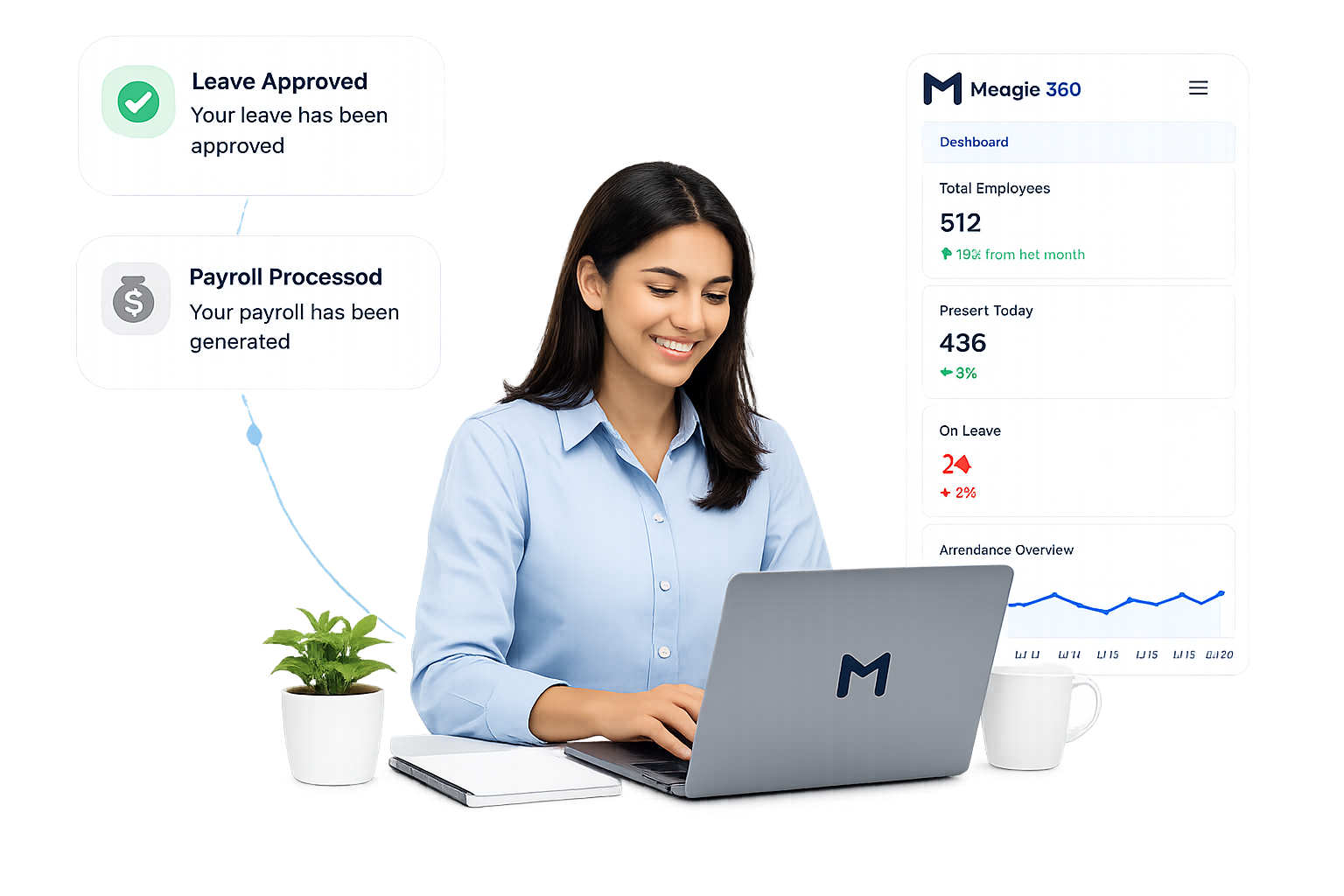 Meagle 360 employee self-service app